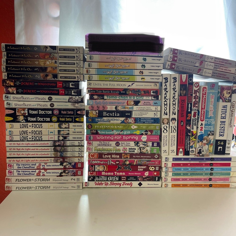 MANGA & ANIME DVD bundle – english – Lot Of 63