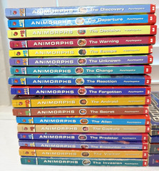 22 PC ANIMORPHS MEGAMORPHS ANDALITE CHRONICLES PAPERBACK BOOKS LOT APPLEGATE (K)