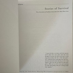 Stories of Survival Paperback Nonfiction 2001 Indochinese Housing Dev Corp