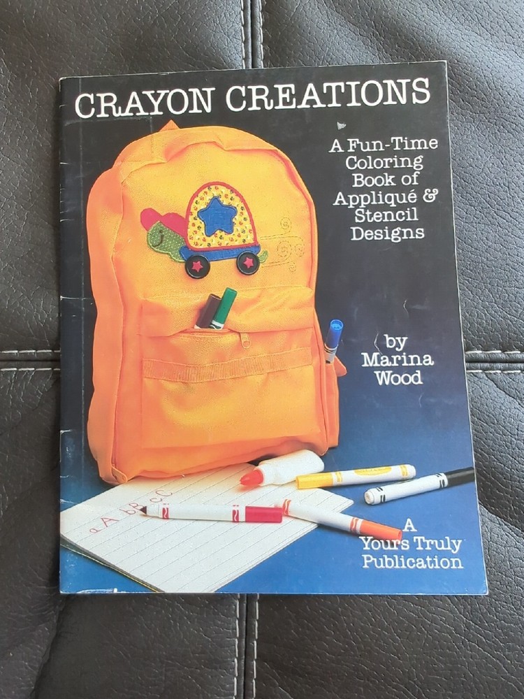 crayon creations paperback book by m. wood 1984 yours truly publication 39 pages