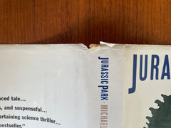 Jurassic Park, Michael Crichton (1990, HC) First Trade Edition First Printing