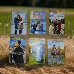 Love Inspired Romance Paperback Lot of 6 Harlequin Fiction Novels Daley Miller