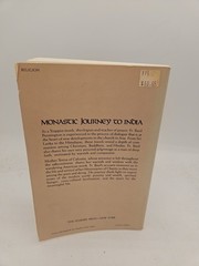 Monastic Journey To India by Pennington PB 1982 VG Cond J3
