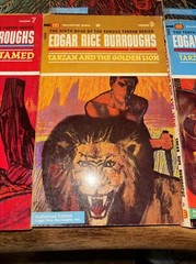 (8) EDGAR RICE BURROUGHS „TARZAN” 1963 2nd Pt PBs BALLANTINE 1-10 ( -#5,8) VG++