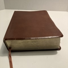 VTG NIV Study Bible Red Letter Zondervan 1985 Bonded Leather Meticulously Tabbed