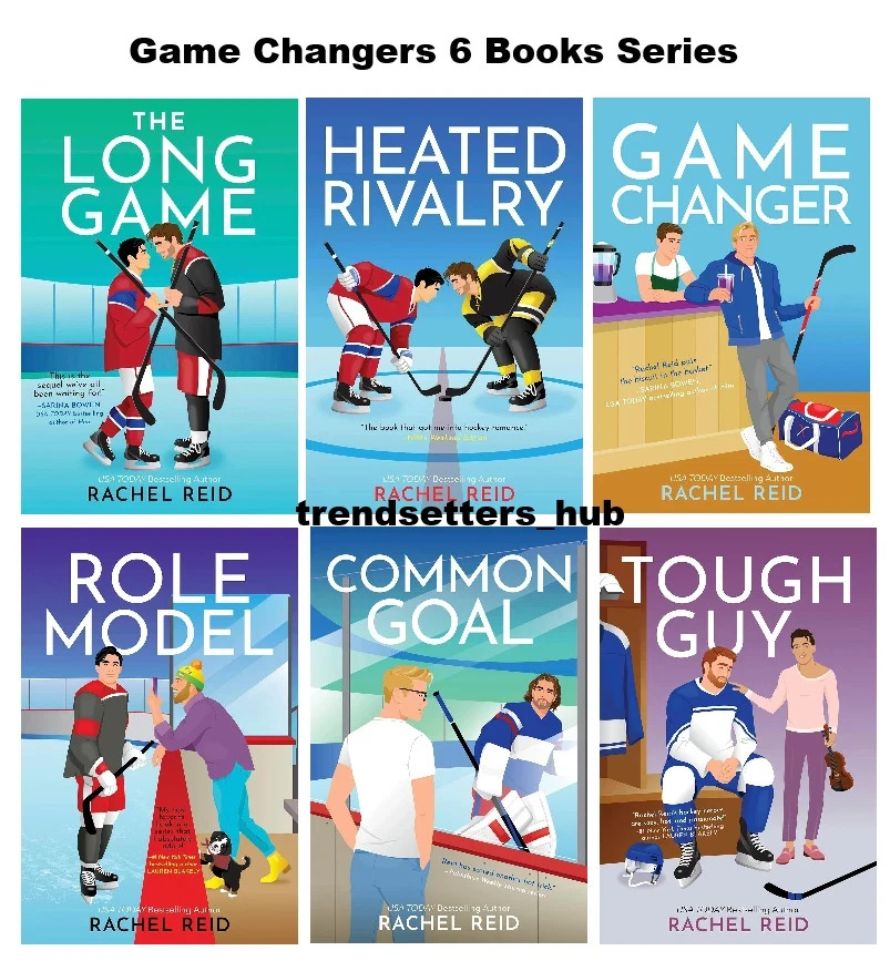 Rachel Reid 6 Books Set – Heated Rivalry, The Long Game, Tough Guy, Role Model