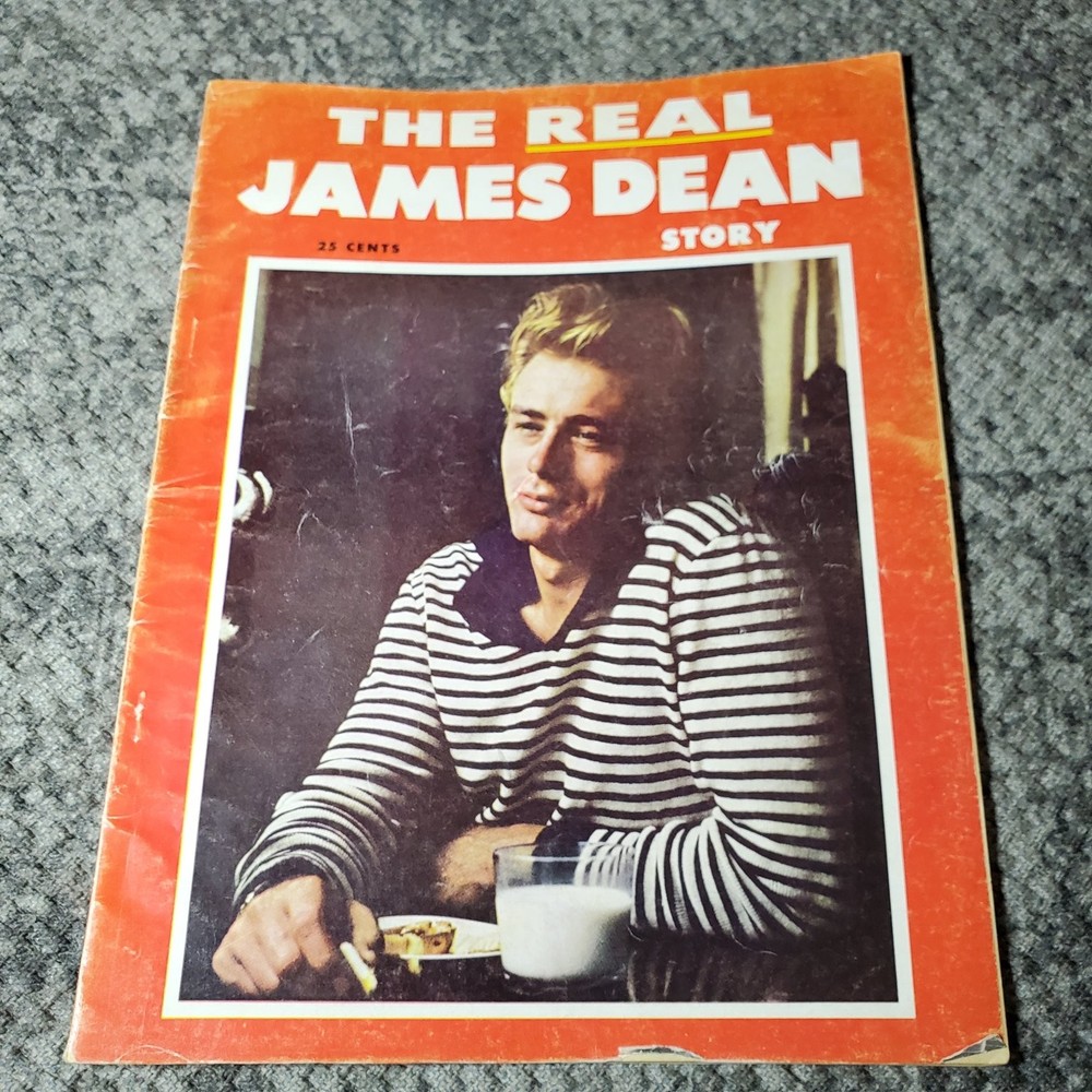 The Real James Dean Story 1958 Vol 1 No 1 Vintage Hollywood Biography + Photos