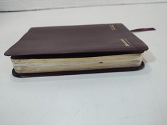 NIV New Testament Psalms Proverbs Bonded Leather Burgundy English Pocket Bible