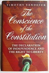 Conscience of the Constitution by Timothy Sandefur HC DJ 2014 Cato Institute
