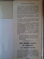The Negro Family in the United States by E. Frankin Frazier HC 1946