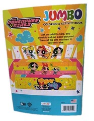 THE POWERPUFF GIRLS JUMBO COLORING AND ACTIVITY BOOK BY BENDON NEW! FREE SHIP!