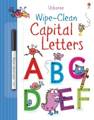 Wipe-Clean Capital Letters (Wipe Clean Books) – paperback Jessica Greenwell