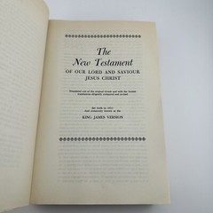 THE FOUR TRANSLATION NEW TESTAMENT PARALLEL EDITION 1966 KING JAMES Beck William