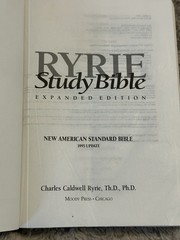 Ryrie Study Bible Expanded Edition NAS New American Standard Moody Hardcover