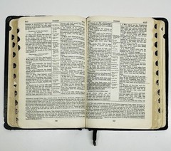 Vntg Black Oxford KJV HOLY BIBLE Leather New Scofield Edition Thumb Index c.1967