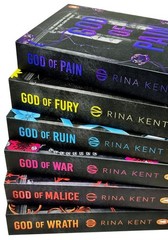 Legacy of Gods Series 6 Books Set by Rina Kent (Malice,Pain,Wrath,Ruin,Fury,War)