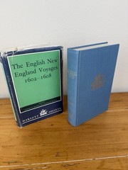 The English New England Voyages 1602 – 1608 ; by Quinn – Hakluyt Society HC Book