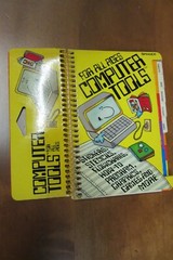 Computer Tools 1984 Spindex Stickers Graphics Programming Chart oop MAC rare 1st