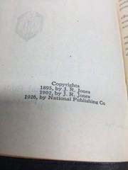 Holy Bible Self-Pronouncing S.S. Teachers Red Letter 1926 National Bible Press