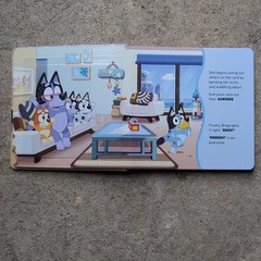 4 x BLUEY BOARD PICTURE BOOKS THE BEACH THE POOL CHARADES BOB BILBY