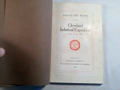1909 Antique SOUVENIR BOOKLET Cleveland Industrial Exposition Book Nice!