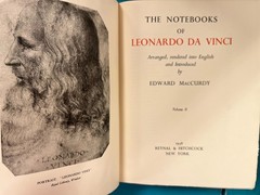 Notebooks of LEONARDO DA VINCI Definitive Edition 2 volume McCurdy 1938 slipcase