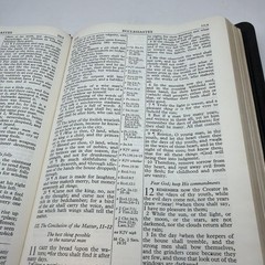 New Scofield Concordance Bible Oxford 1967 Black Morocco Leather King James KJV
