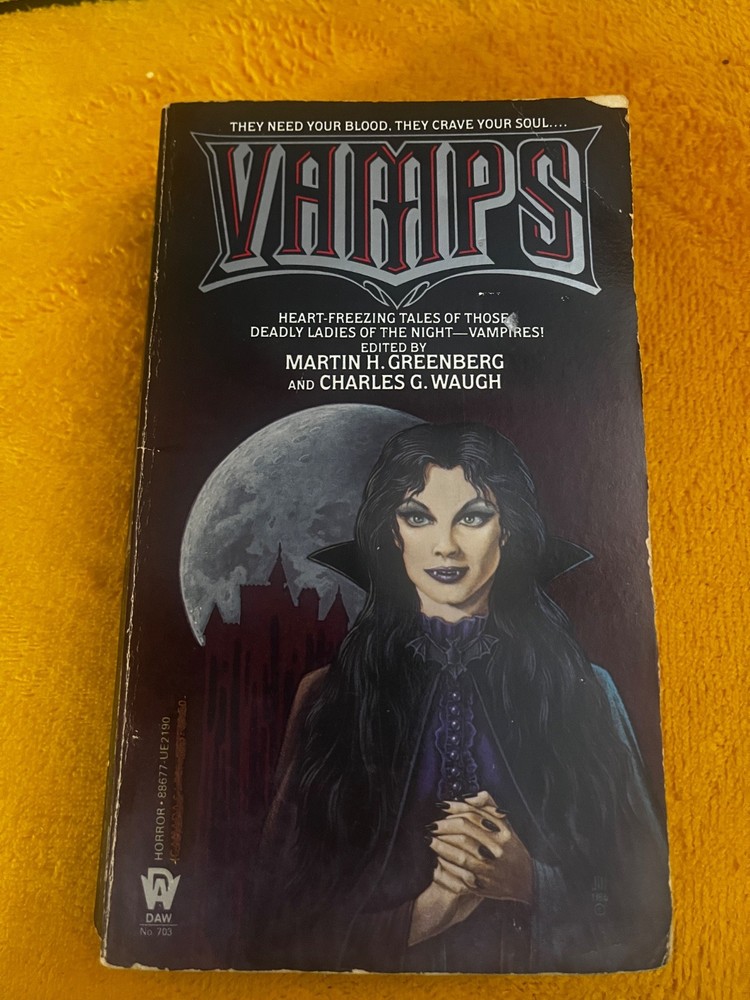 Vamps Martin Greenberg Paperback Vintage Horror Rare Vampires Book