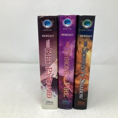 The Kane Chronicles Riordan Complete Series Set 1-3 Hardcover