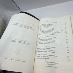 New Scofield Concordance Bible Oxford 1967 Black Morocco Leather King James KJV