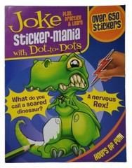 Joke Sticker-mania With Dot-to-dots Over 650 Stickers Activity Book 2009 Fun