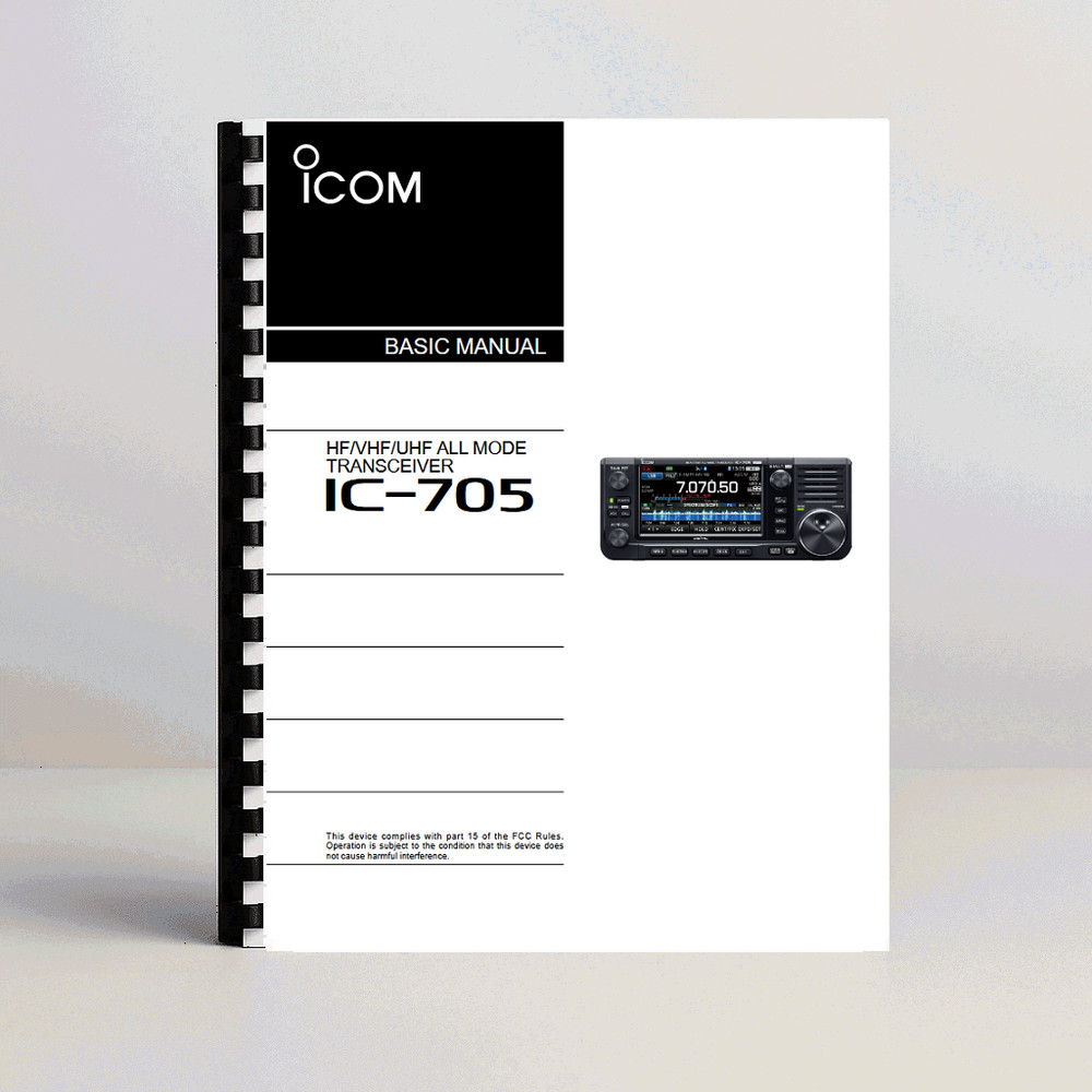 ICOM IC-705 Transceiver Basic User Manual 96 pages