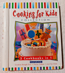 Cooking For Kids Collection, 3 Cookbooks In 1 Cookie Dough Fun, Party Cakes …