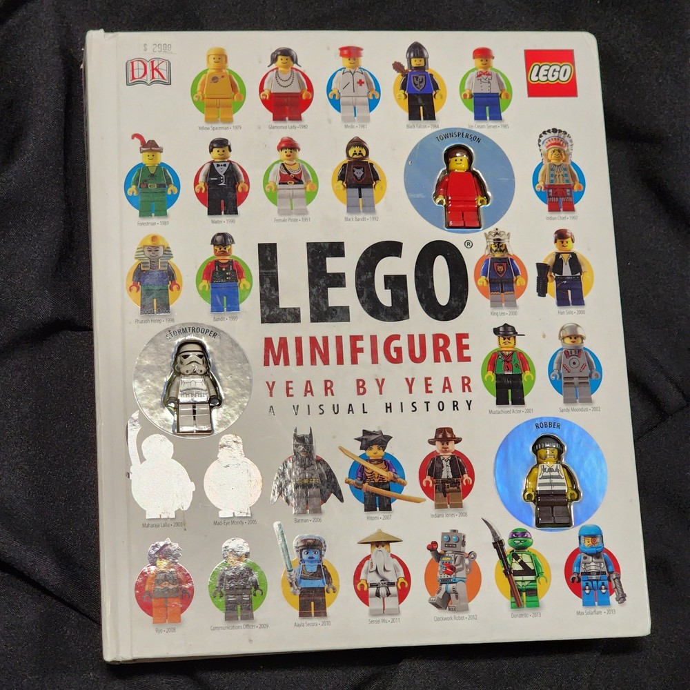 LEGO Minifigure Year by Year: A Visual History Book w/ 3 MiniFigures 2013