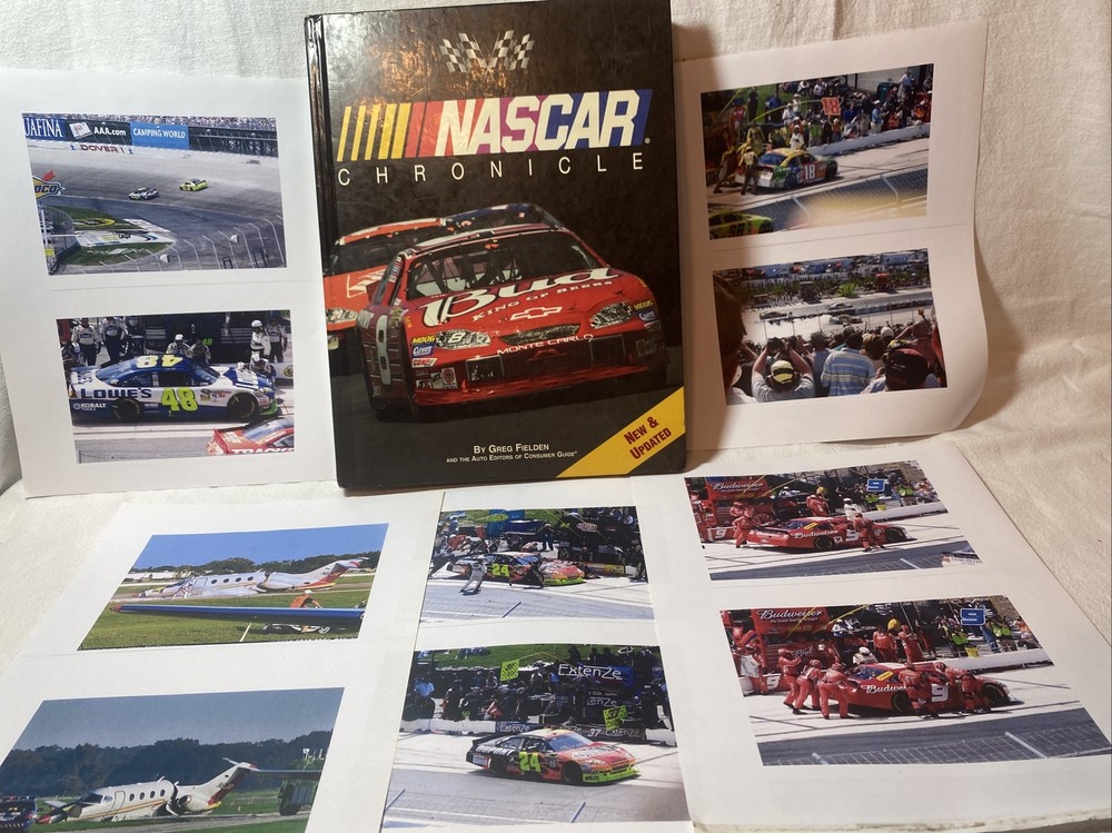 Nascar Chronicle Hardcover By Greg Fielden Racing Book 496 Pages