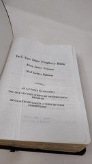 The Jack Van Impe Prophecy Bible Leather Limited Special Edition KJV RED Jesus