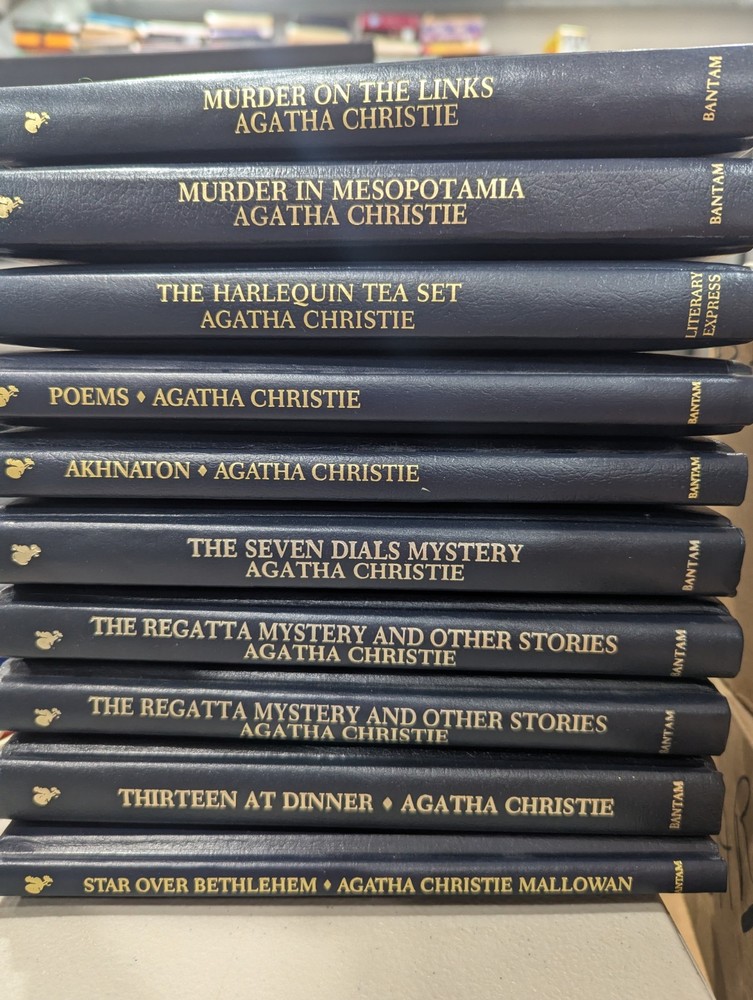 Agatha Christie Leatherette Collection DROP DOWN MENU CHOOSE TITLE