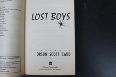 Lost Boys Orson Scott Card 1993 First HarperPaperbacks Printing Horror Thriller