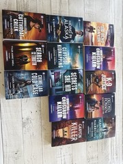 Harlequin Intrigue Larger Print Mystery Suspense Paperback Lot of 12 SC Books