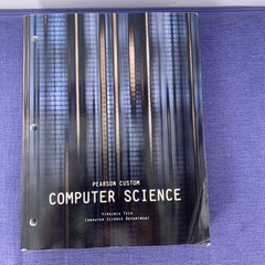 Pearson Custom Computer Science Introduction to Computer Programming COP 1000 Va