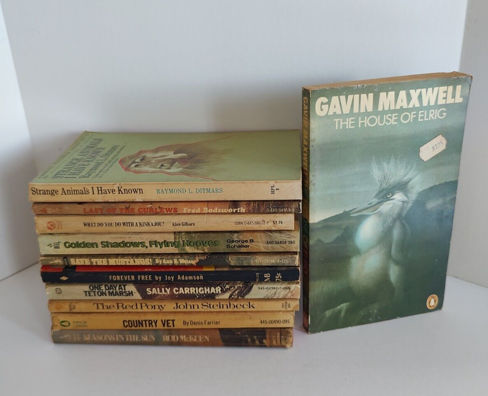 Mixed Authors Lot/11 Small Paperback Human Animal Relationships True Stories