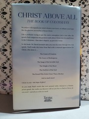 Christ Above All David Jeremiah 2022 Book of Colossians Hardcover Christian Stud