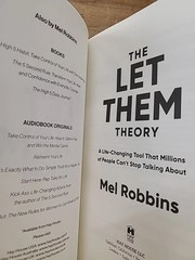 The Let Them Theory by Mel Robbins Hardcover Self Help Motivation Book