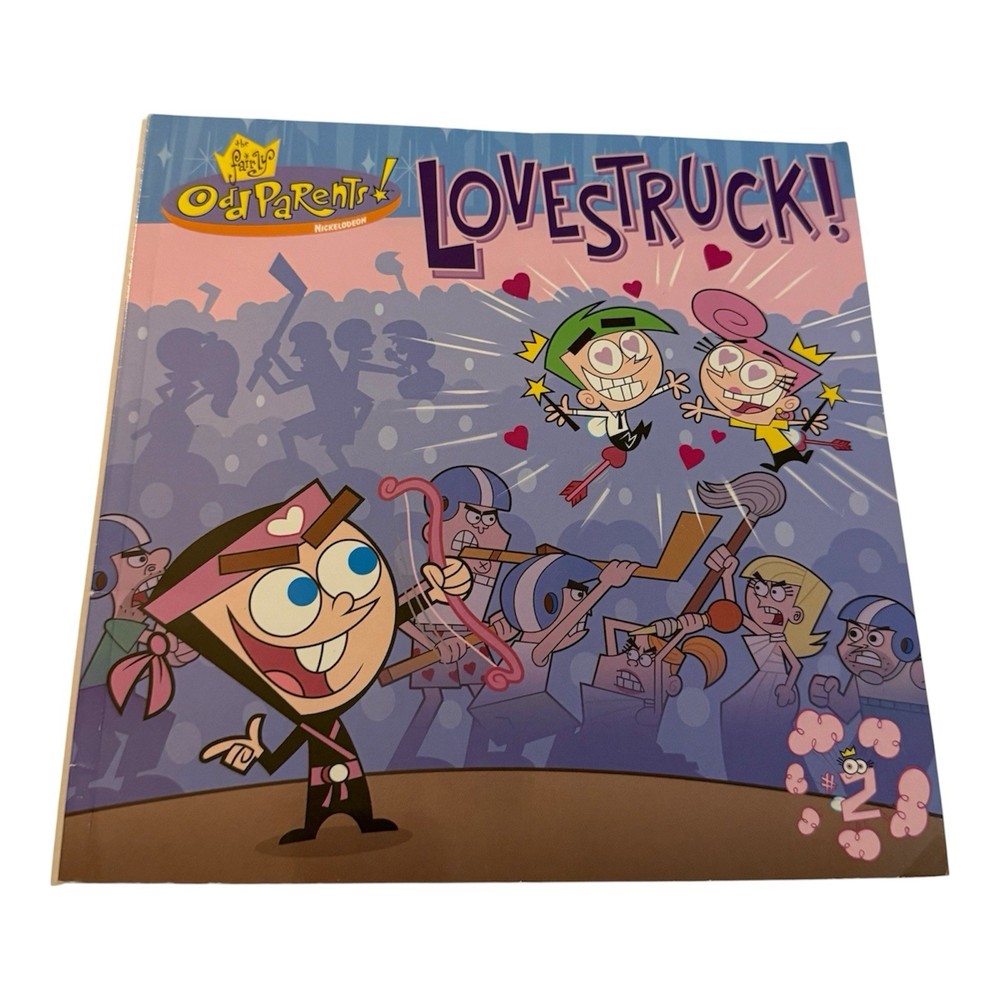 Lovestruck! Fairly Oddparents Paperback Kids Book David Lewman Nickelodeon