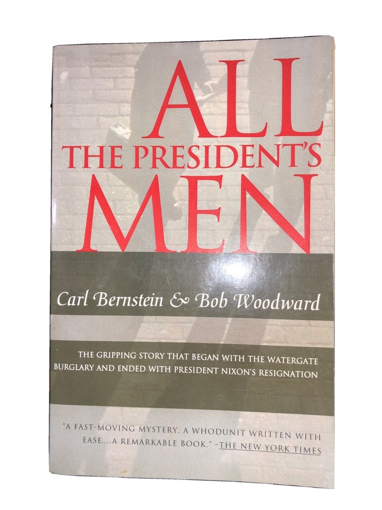 All the President’s Men by Carl Bernstein and Bob Woodward 1974 paperback