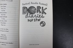 Dork Diaries Pop Star #3 Rachel Renee Russell 2014 Children’s Fiction Kids ~VG