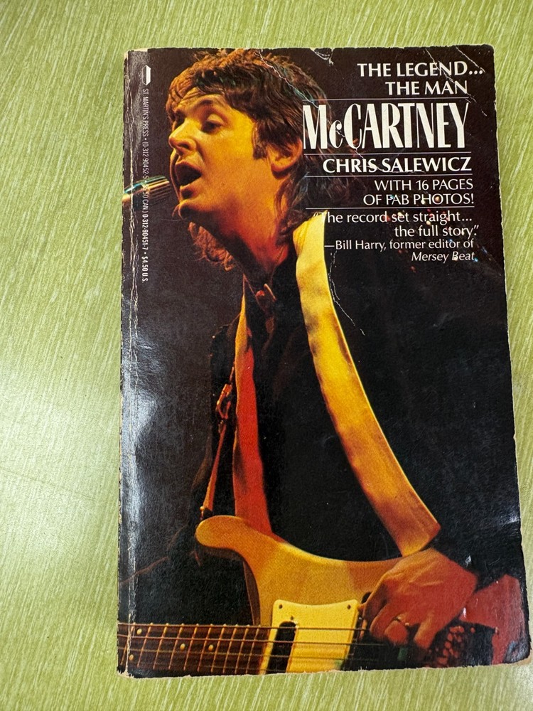 THE LEGEND…THE MAN MCCARTNEY, by Chris Salewicz, 16 pages of fab photos 1986