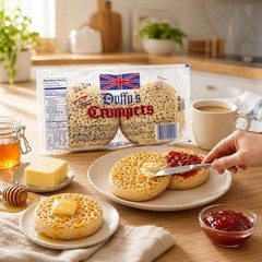 Duffy’s Crumpets British Breakfast Bread 12.5oz
