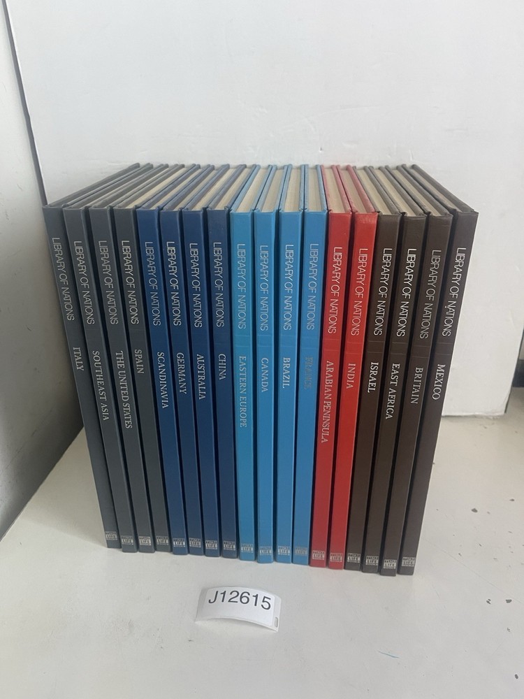 Time Life LIBRARY OF NATIONS 18 Volumes Books Lot History Hardcover 1986 VTG