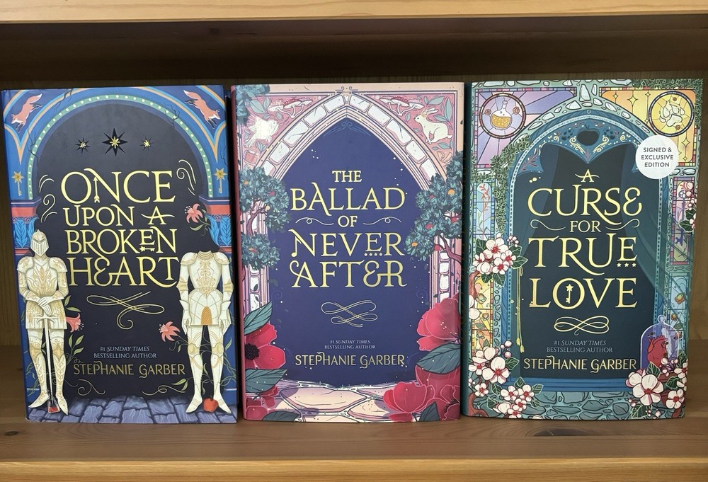 Once Upon A Broken Heart Trilogy by Stephanie Garber UK Covers